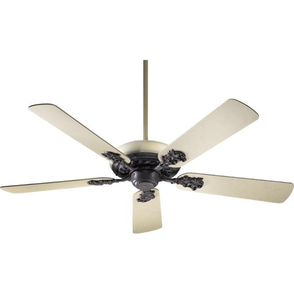 French White Cobblestone Ceiling Fan 16525 6833 Aztec