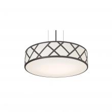  HVNP17MBBK - Haven 17'' Med Base Pendant - BK w/ BK