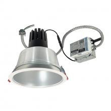  NCR3-81L435FC01HZMPW - 8" Sapphire III Retrofit, Haze Reflector/Matte Powder White Flange, 120V; 0-10V Dimming, 3500lm