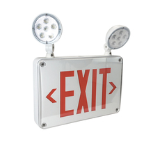  NEX-720-LED/R-CC - LED Self-Diagnostic Wet/Cold Location Exit & Emergency Sign w/ Battery Backup & Remote Capability,