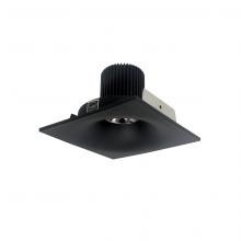  NIO-4SNB27QBB - 4" Iolite LED Square Bullnose, 10-Degree Optic, 800lm / 12W, 2700K, Black Finish