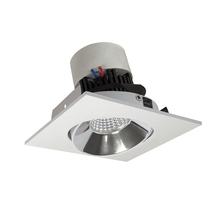  NPR-4SC27XCMPW - 4" Pearl LED Square Adjustable Cone Retrofit, 1000lm / 12W, 2700K, Specular Clear Reflector /