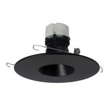  NPR-56RNDC35XBB - 5"/6" Pearl LED Round Retrofit Reflector, 1200lm / 12W, 3500K, Black Reflector / Black