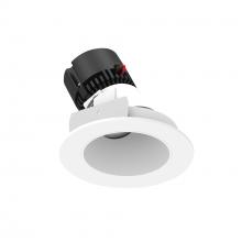  NPRLV-4RSLA30XMPW - 4" Pearl Low Voltage LED Round Adjustable Slot Retrofit, 1050lm / 11W, 3000K, Matte Powder White