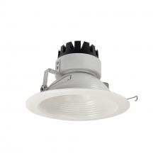  NRM3-62L227NWW - 6" Marquise III Round Baffle, 1500lm, 2700K, Narrow Flood Optic, White Baffle/White Flange