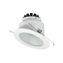  NRM3-6S1L227NW - 6" Marquise III Round Slope Reflector, 1200lm, 2700K, Narrow Flood Optic, White Reflector/White