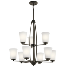  44052OZ - Tao 9 Light Chandelier Olde Bronze®