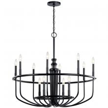  52305BK - Chandelier 12Lt