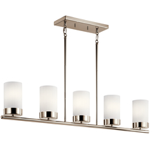  52430PN - Linear Chandelier 5Lt