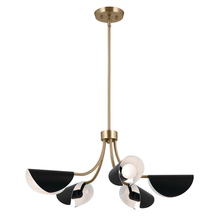  52558CPZBK - Chandelier/Semi Flush 5Lt