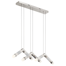  84137 - Avedu 3 Light Linear Pendant Cluster Polished Nickel