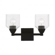  10382-04 - 2 Light Black Vanity Sconce