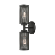  14122-04 - 2 Lt Black Wall Sconce