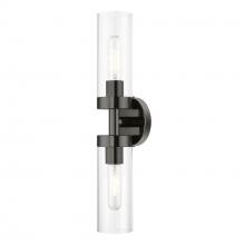  16172-46 - 2 Light Black Chrome ADA Vanity Sconce