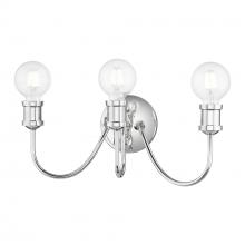  16573-05 - 3 Light Polished Chrome Vanity Sconce