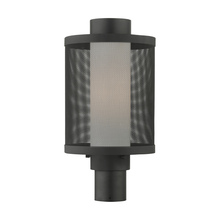  20686-14 - 1 Lt Texture Black Post Light