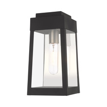  20852-04 - 1 Lt Black Outdoor Wall Lantern