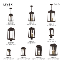  20853-07 - 1 Lt Bronze Outdoor Post Top Lantern