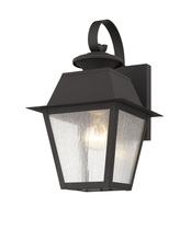  2162-07 - 1 Light Bronze Outdoor Wall Lantern