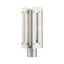  21774-91 - 1 Lt Brushed Nickel Outdoor Post Top Lantern