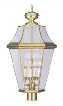  2368-02 - 4 Light PB Outdoor Post Lantern