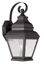  2601-07 - 1 Light Bronze Outdoor Wall Lantern