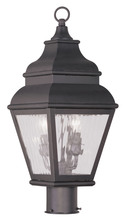  2603-07 - 2 Light Bronze Outdoor Post Lantern