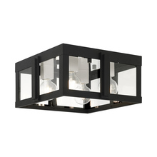  27723-04 - 4 Lt Black Outdoor Flush Mount