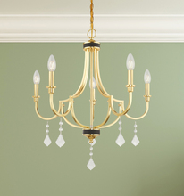 5 Lt Polished Brass Chandelier : 41275-02 | Aztec Lighting, Inc.