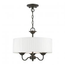  41773-92 - 3 Light English Bronze Pendant Chandelier