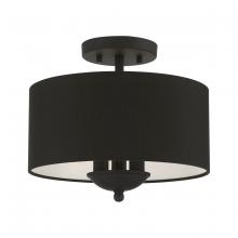  43441-04 - 3 Light Black Semi-Flush Mount