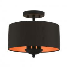  45611-04 - 3 Light Black Semi-Flush Mount