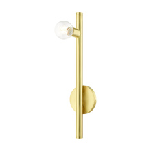  45861-12 - 1 Lt Satin Brass  Wall Sconce