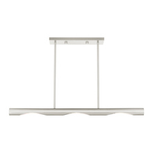  45917-91 - 3 Lt Brushed Nickel Linear Chandelier