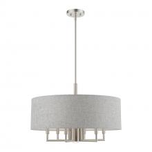  46736-91 - 7 Light Brushed Nickel Pendant Chandelier