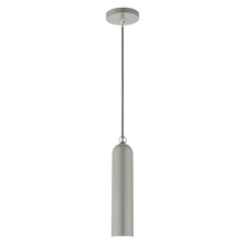  46751-90 - 1 Lt Shiny Light Gray Pendant