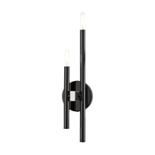  49342-46 - 2 Lt Black Chrome  ADA Double Sconce