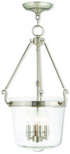  50486-35 - 4 Light Polished Nickel Pendant