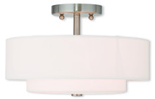  51043-91 - 2 Light Brushed Nickel Ceiling Mount