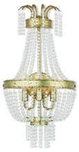  51874-28 - 3 Light Winter Gold Wall Sconce