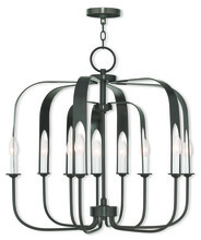  51938-92 - 6 Light + 3 Light EBZ Chandelier