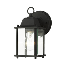  7506-14 - 1 Lt Textured Black  Outdoor Wall Lantern