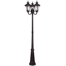  7866-07 - 3 Light Bronze Outdoor 3 Head Post