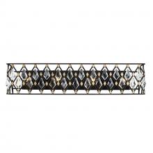  345B04CBHG - Windsor 4-Lt Crystal Bath - Carbon/Havana Gold