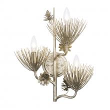  365W03ZG - Pinion 3-Lt Sconce - Zen Gold