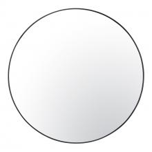  458MI40BL - Tablet 40-in Round Wall Mirror - Black