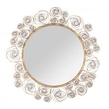 Varaluz 500MI37HGOB - Ethereal Rose 38-in Wall Mirror - Havana Gold Ombre