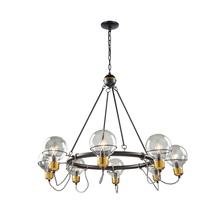  AC11728BK - Martina 8 Light Chandelier