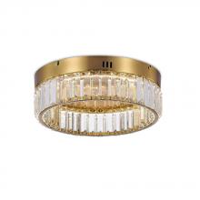  AC6724BB - Stella Single Tier LED Flushmount Brushed Brass