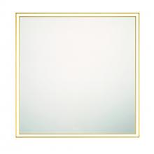  47567-016 - Nixon 36" LED Square Mirror In Gold